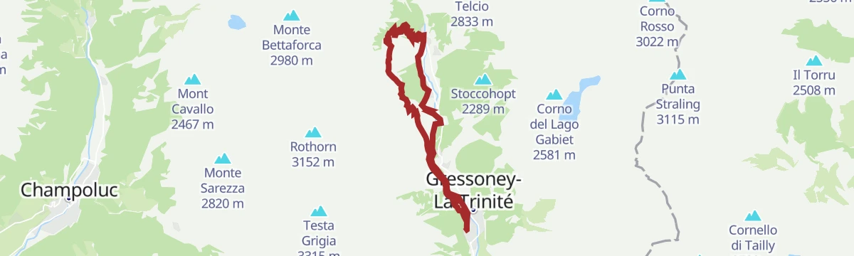 Route map: Sant’Anna